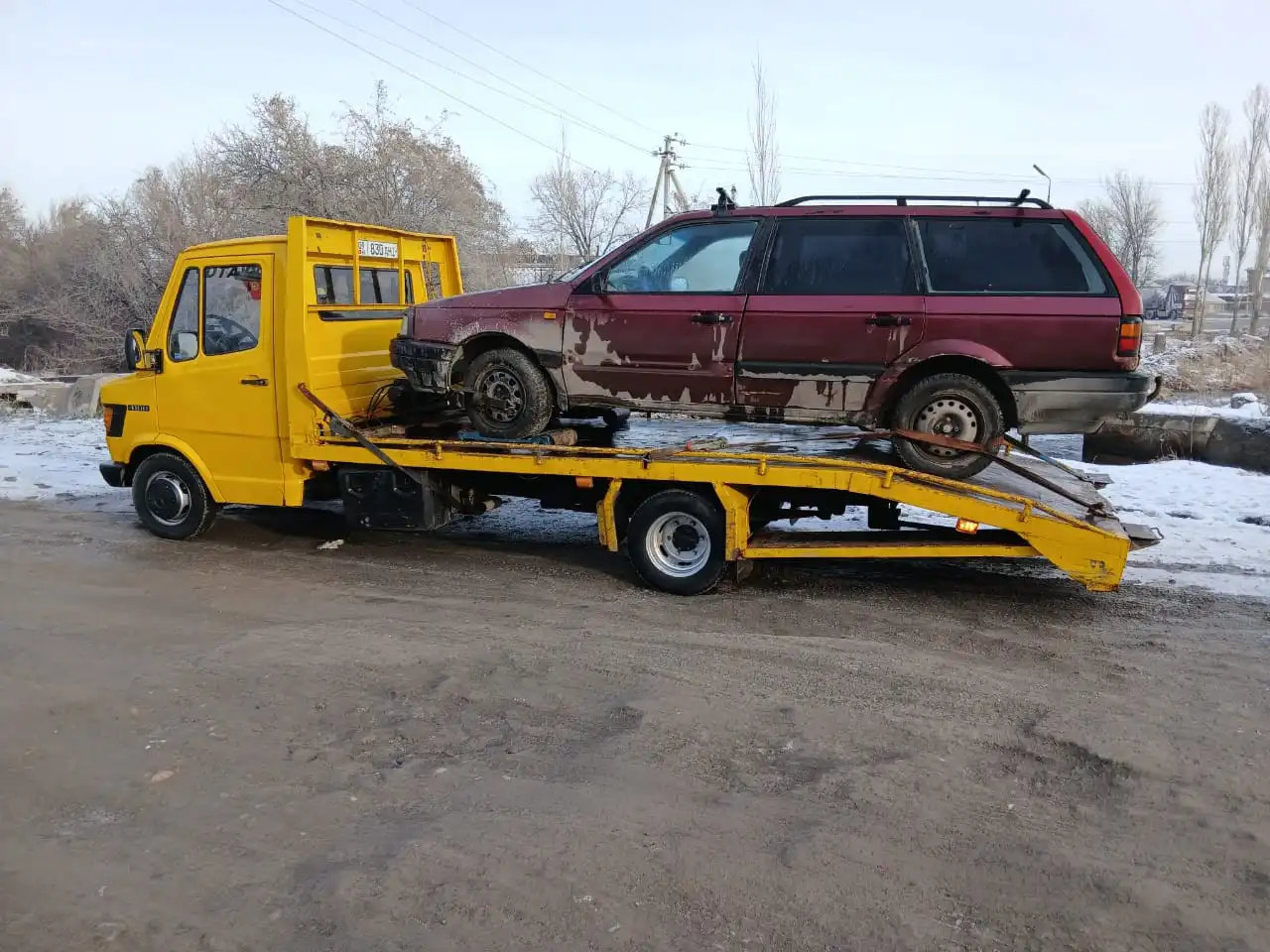 Ночная эвакуация в Бишкеке